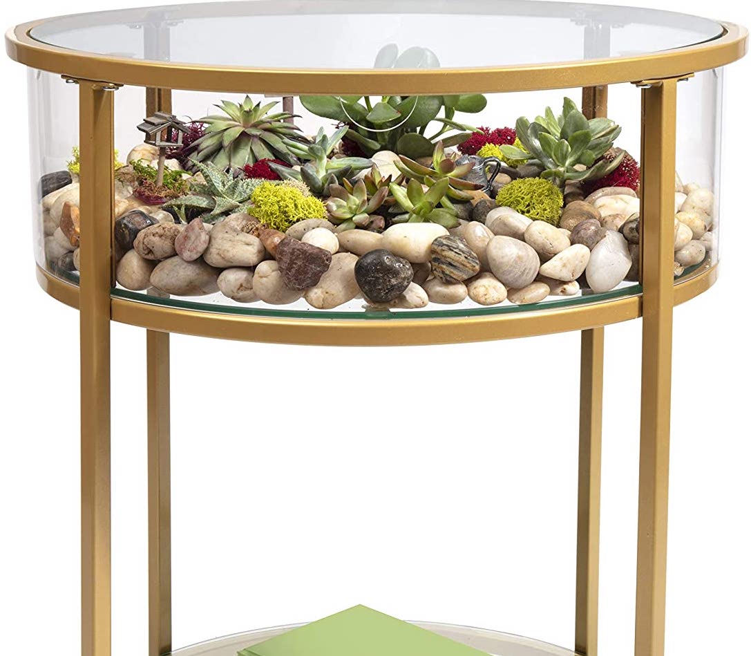 DIY Terrarium Coffee Table - A Beautiful Mess