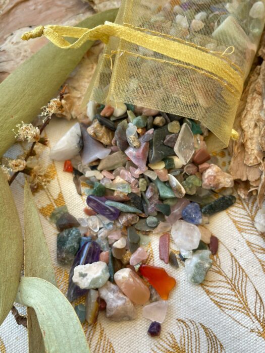 Crystal Chips/Shards/Gravel - Small Tumbled Stones Mixed Crystals Pieces Gem Energy
