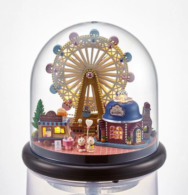 Diy Fairy Doll House/Fairy House/Tree House/Terrarium Kit Set/Elf Gnome House in Glass Jar Enchanted Garden