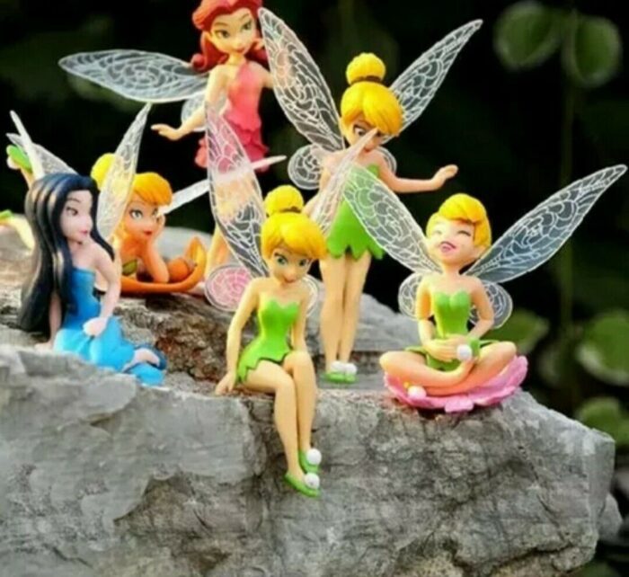 Fairy Garden Accessories - 6 Piece Pixie Ornaments Miniature Fairies Figure Succulent Terrarium