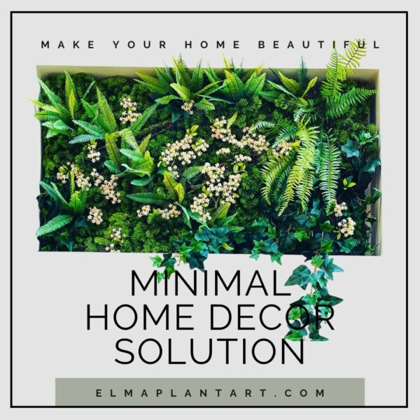 Green Wall Art, Preserved Moss Art, No Maintenance Wall, Vertical