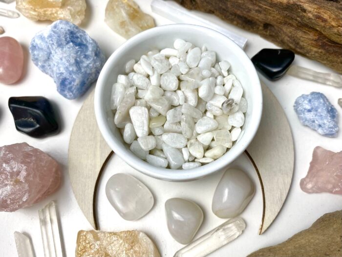 Moonstone Crystals - Crystal Decoration White Gems