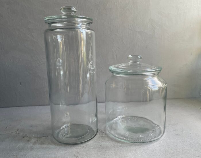 Sweet Jars | Tall & Short Size Terrarium Supplies Decorative Glass Vessel Container For Terrariums, Crafts, Storage