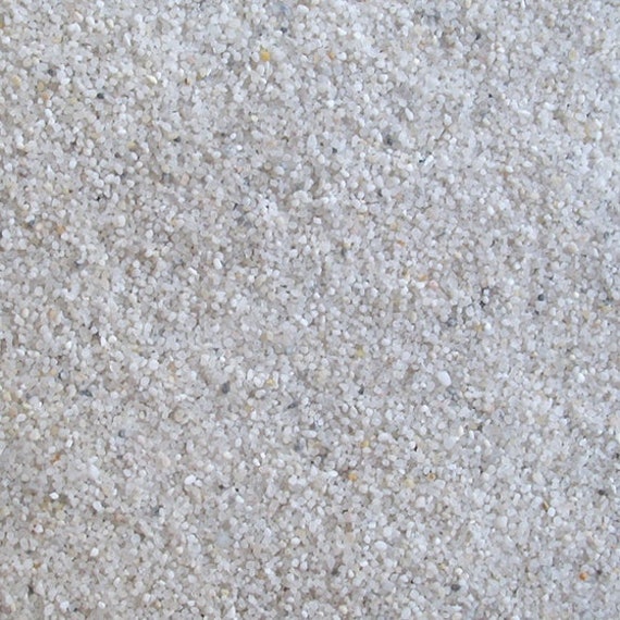 White Quartz Sand 1mm | Terrarium Supplies Pot Toppers Drainage Layer Decorative Sand For Terrariums, Aquariums & Projects
