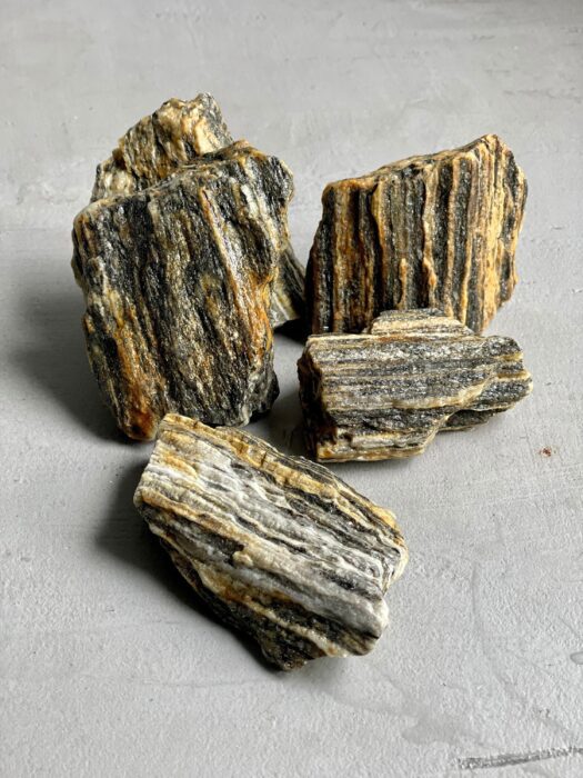 Wood Slate Stones | Terrarium Supplies Decorative Rocks Decoration Landscaping For Aquariums & Crafts Bark Stone